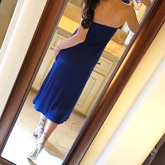 A. Byer Navy Flowy Skirt/Dress, S - Picture 13 of 16